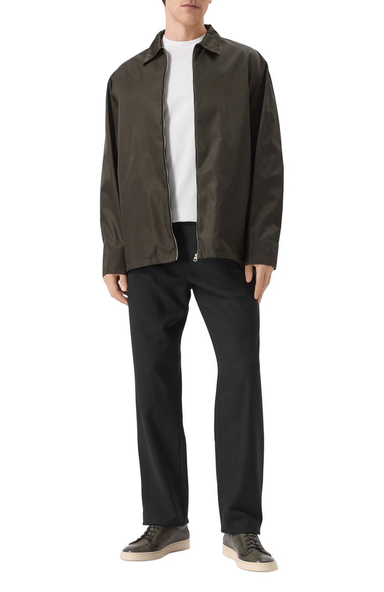 Мужская хлопковая футболка JIL SANDER белого цвета, арт. J21GC0004/J45084 | Фото 2 (Длина (для топов): Стандартные; Драгоценные камни: Проставлено; Материал сплава: Проставлено; Рукава: Короткие; Стили: Кэжуэл; Принт: Без принта; Материал внешний: Хлопок; Мужское Кросс-КТ: Футболка-одежда; Кросс-КТ: Джерси)