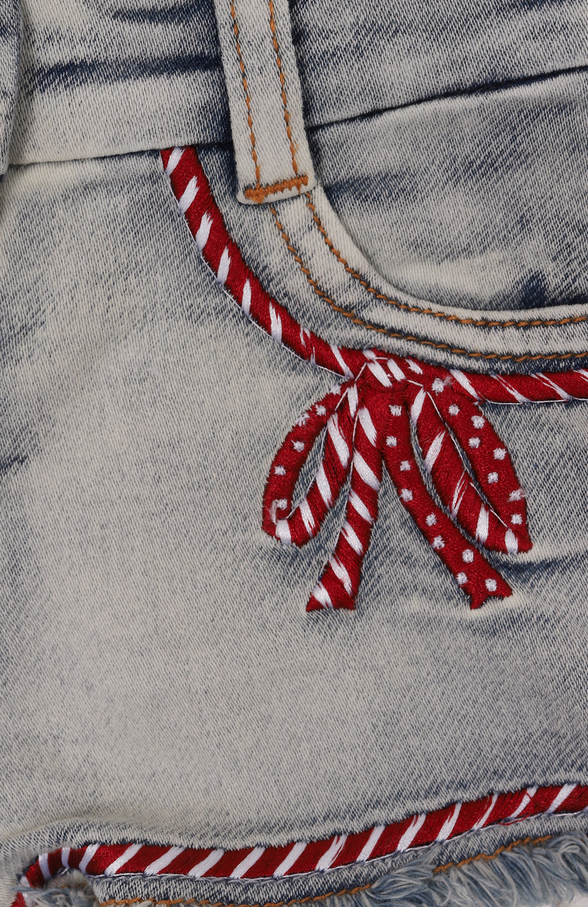 Джинсовые шорты MONNALISA, арт. 39E403, фото 3