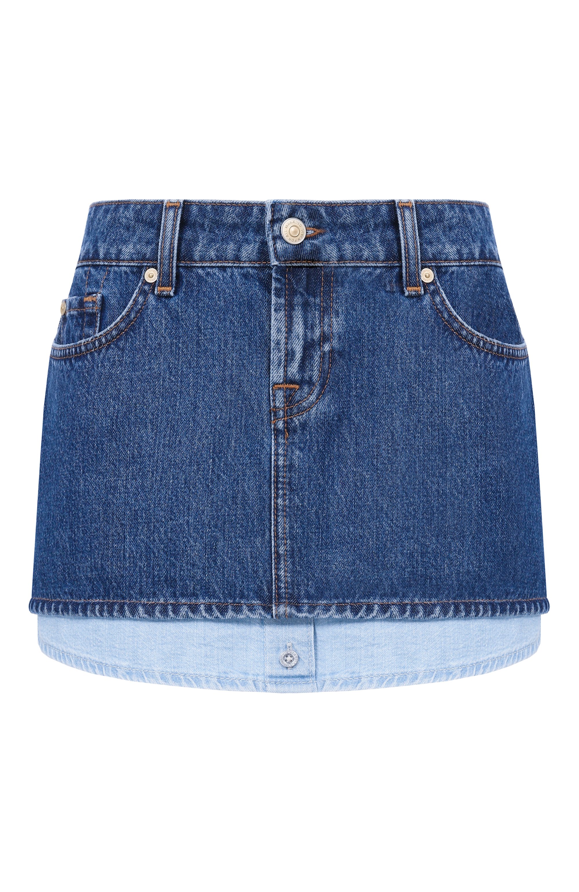 Джинсовая юбка cherry 7 FOR ALL MANKIND, арт. 7U7C0E52-3DM, фото 1