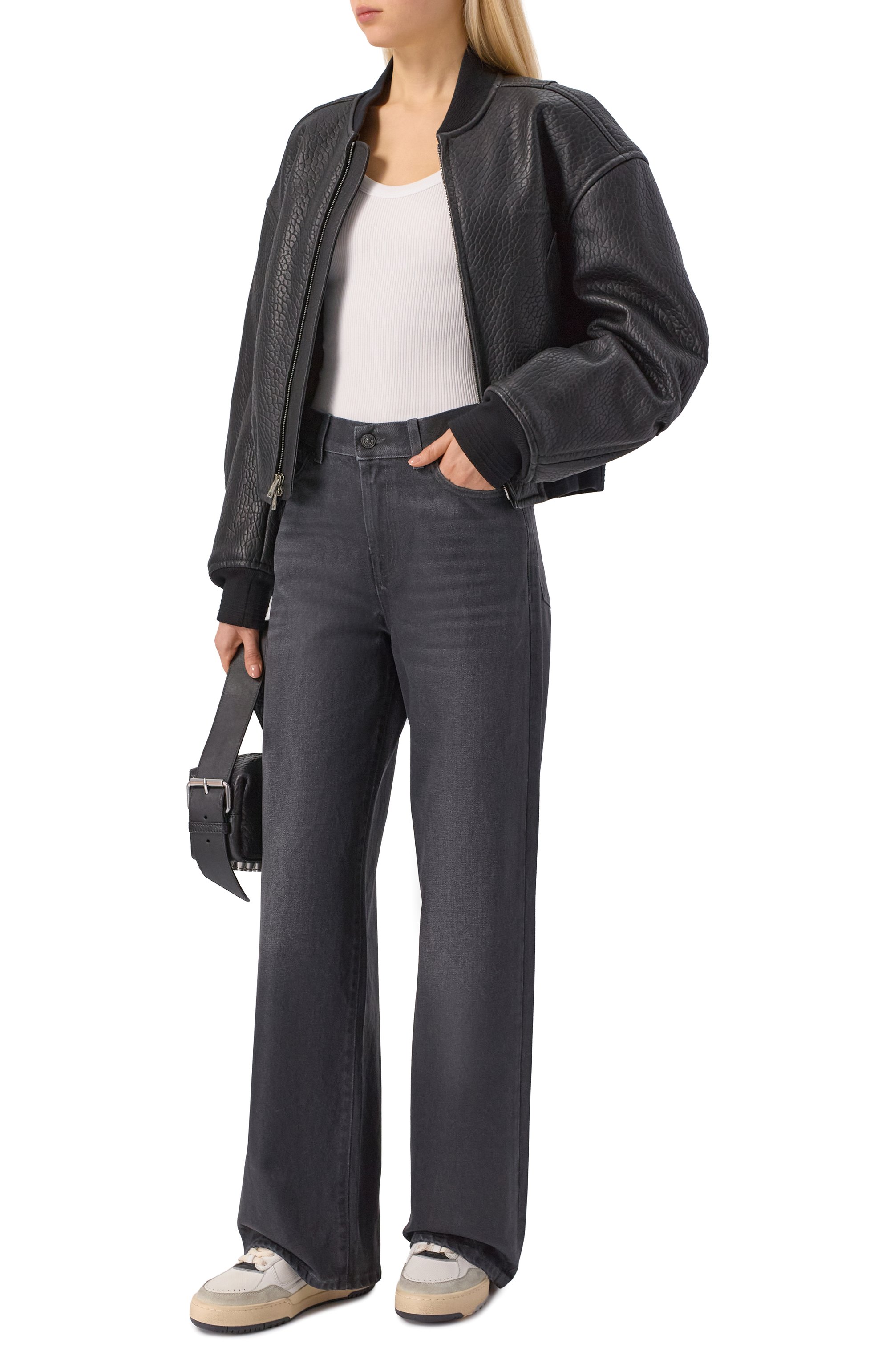 Кожаные кеды forty2 GOLDEN GOOSE DELUXE BRAND, арт. GWF00630.F005745, фото 3