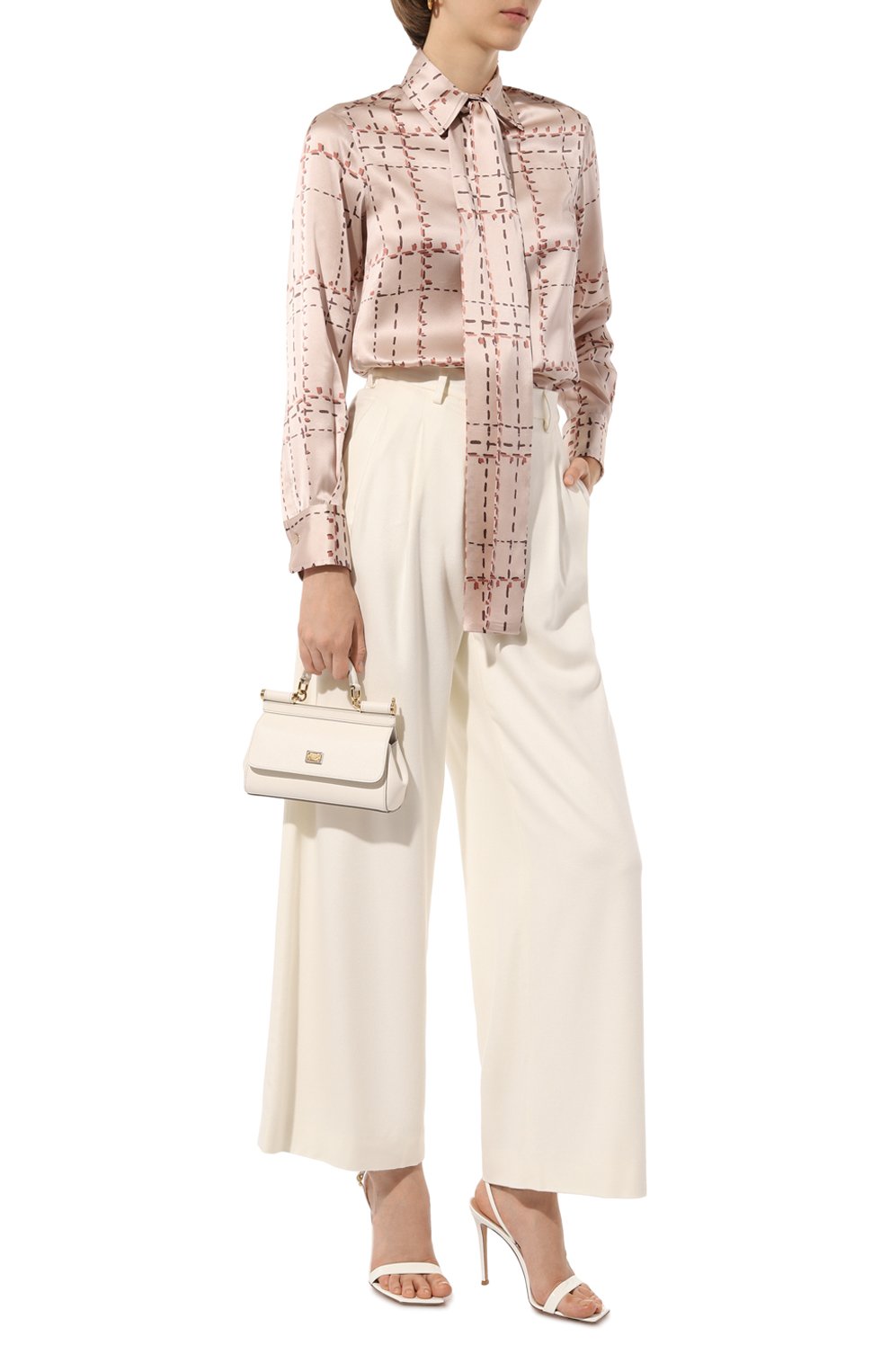 Атласная блузка KITON, арт. D48407, фото 2