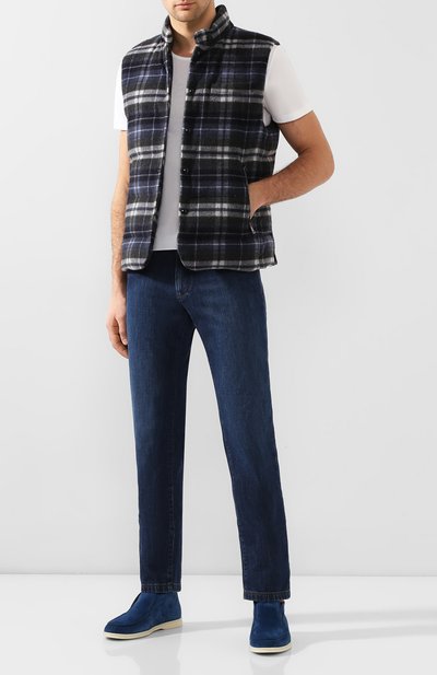 Замшевые ботинки open walk LORO PIANA, арт. FAB4368, фото 2