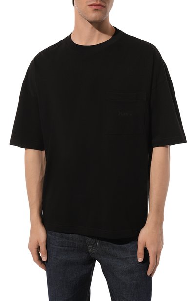 Хлопковая футболка KITON, арт. UMM047302, фото 3