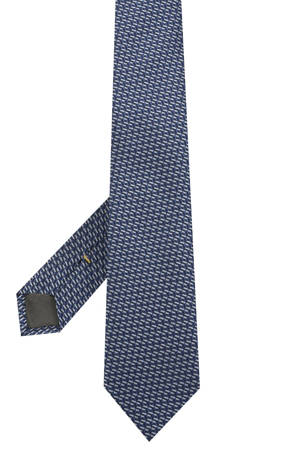 Шелковый галстук CANALI синего цвета по цене 11500 руб., арт. 18/HJ03127, фото 2 Шелковый галстук CANALI, арт. 18/HJ03127, фото 2