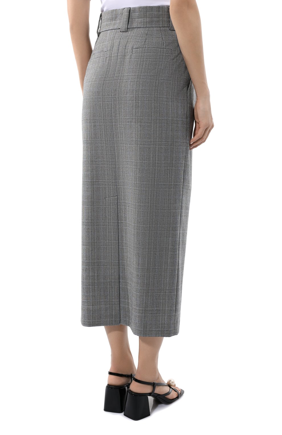 Шерстяная юбка MIU MIU, арт. MG1723-1Z96-F0031, фото 4