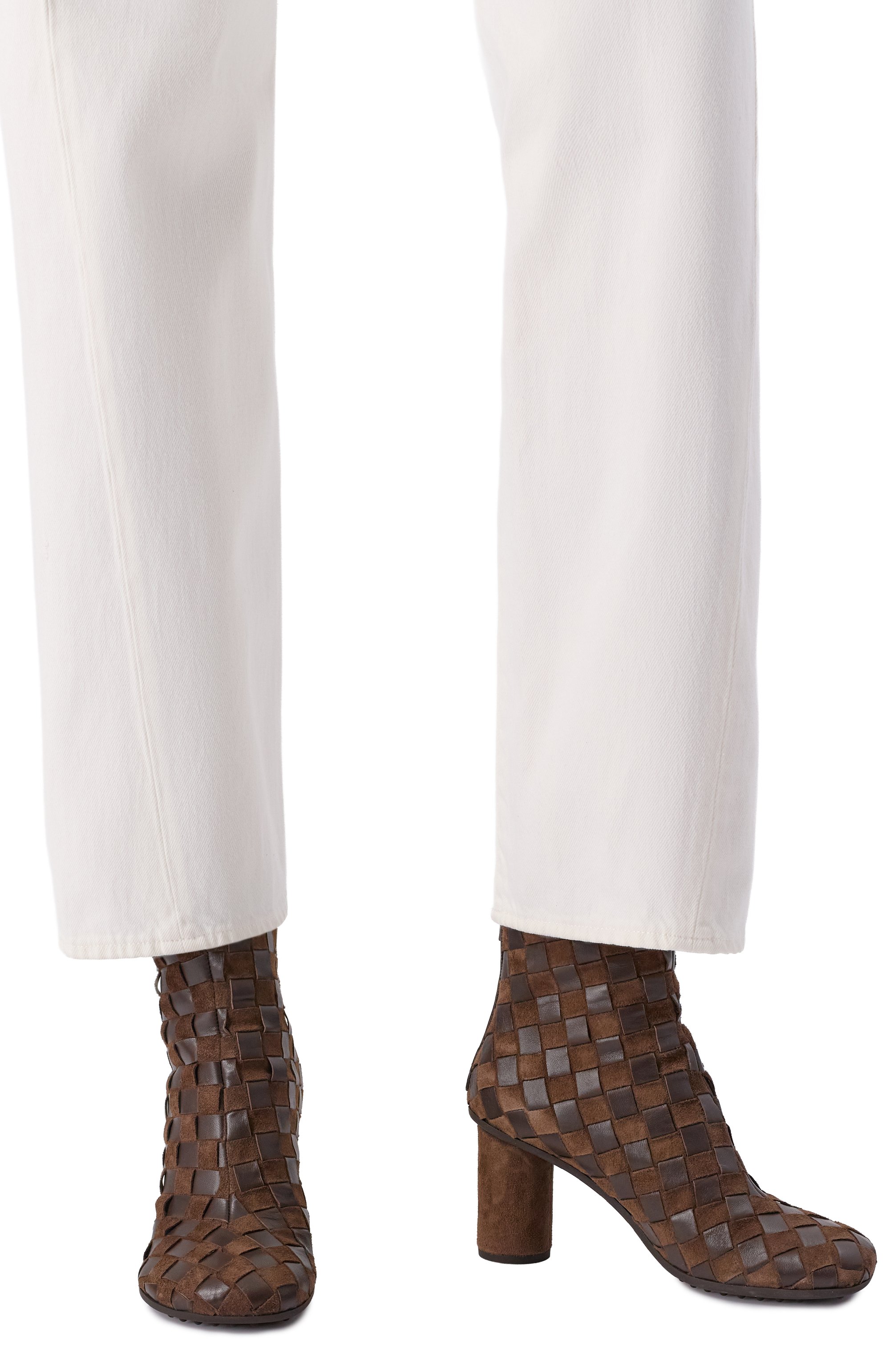 Кожаные ботильоны atomic BOTTEGA VENETA, арт. 811087/V3H68, фото 2