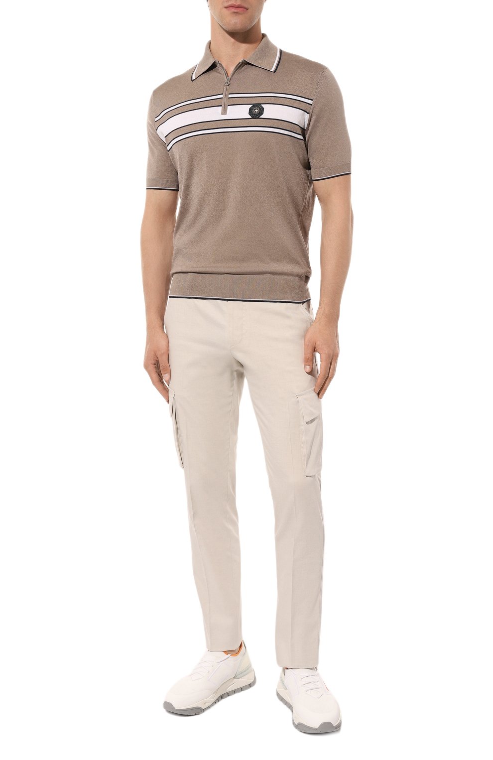 Поло из шелка и хлопка STEFANO RICCI, арт. K616321AZ2/F23234, фото 2