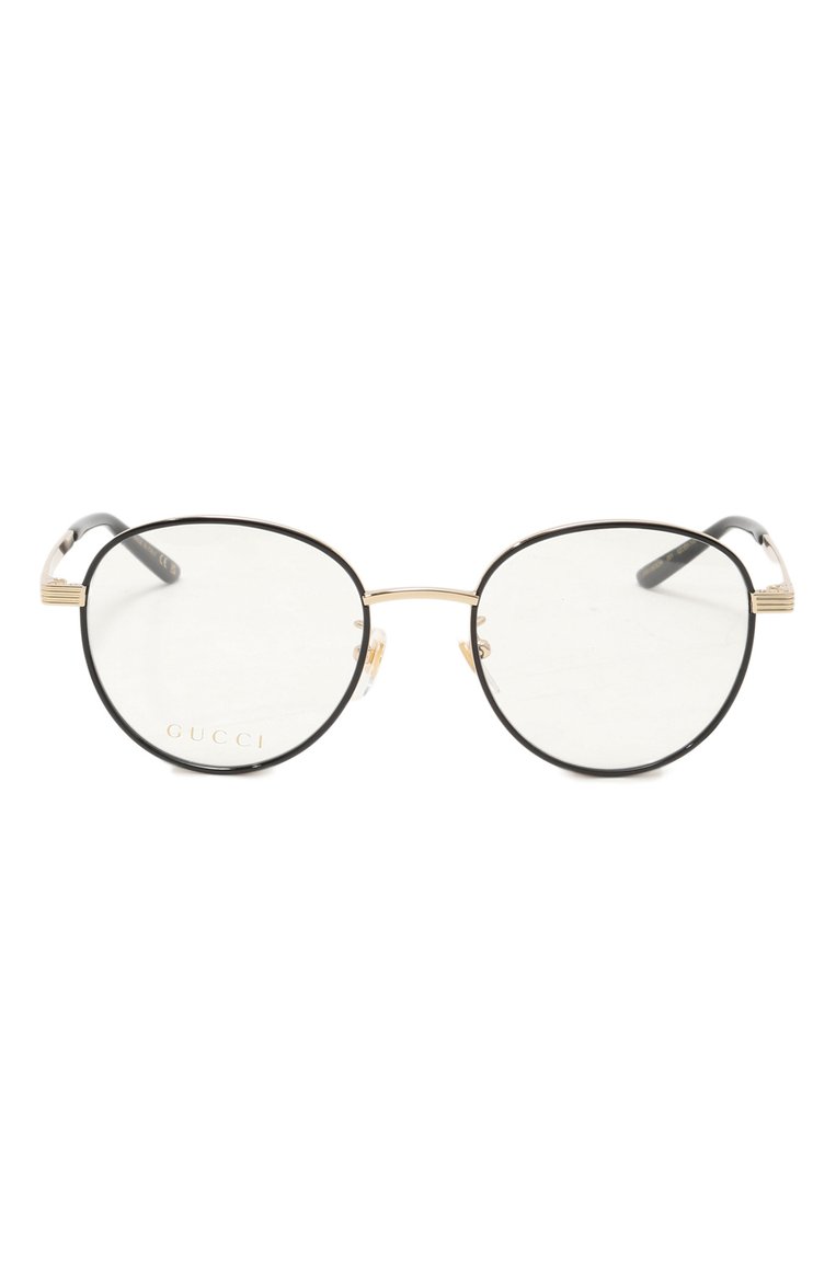 Женские оправа GUCCI черного цвета, арт. GG13530A 001 | Фото 5 (Региональные ограничения белый список (Axapta Mercury): Не проставлено; Нос: Не проставлено; Тип очков: Оправа; Кросс-КТ: Оправы-унисекс; Материал: Металл; Очки форма: Круглые)