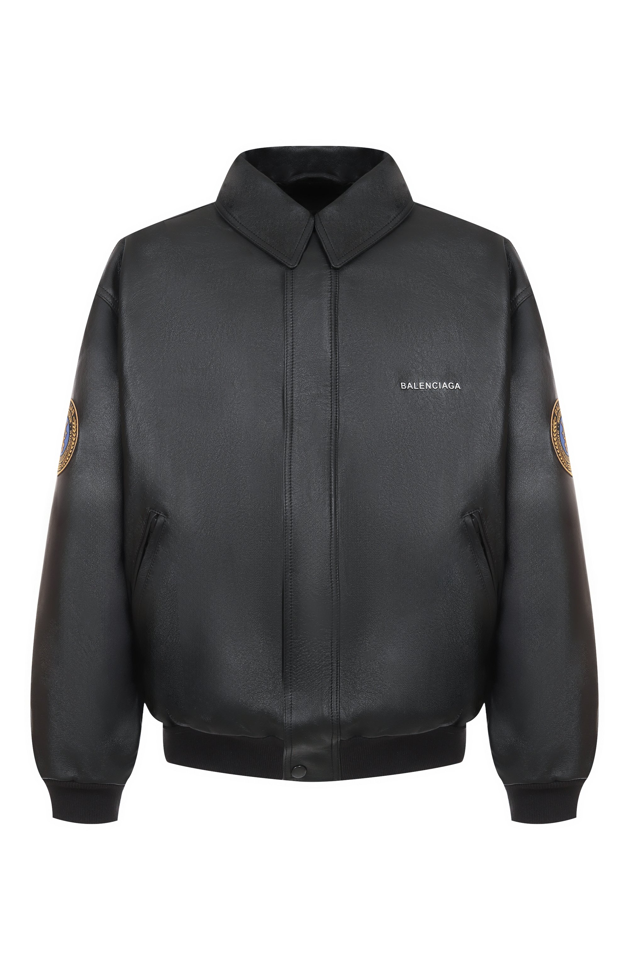 Кожаный бомбер BALENCIAGA, арт. 830249/TLS01, фото 1