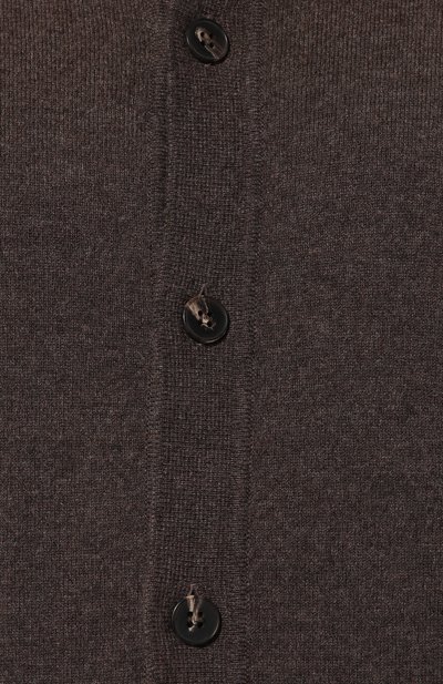 Кашемировый кардиган KANGRA темно-коричневого цвета по цене 77950 руб., арт. 9041 56, фото 5 Кашемировый кардиган KANGRA, арт. 9041 56, фото 5