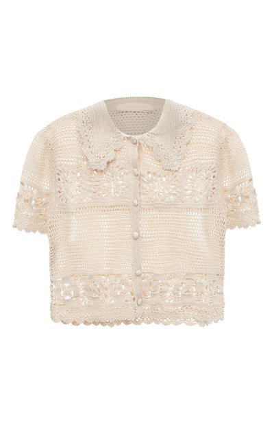 Хлопковый топ ZIMMERMANN, арт. 6811TSS234, фото 1