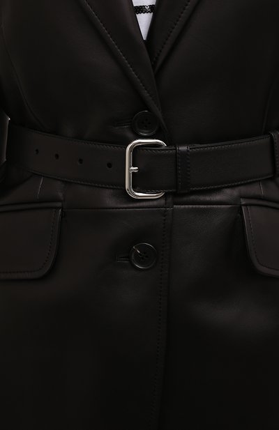 Кожаный жакет MIU MIU, арт. MPG457-038-F0002, фото 5