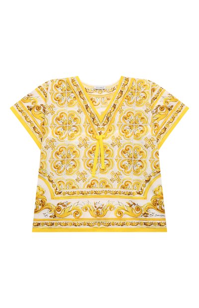 Хлопковая туника DOLCE & GABBANA, арт. LB7A14/G7J5K/S