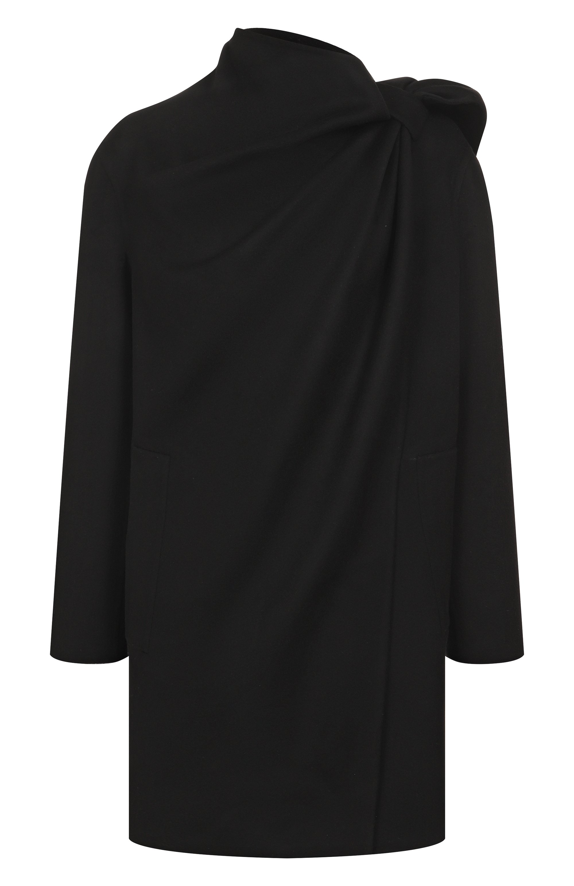 Кашемировое полупальто KITON черного цвета по цене 956500 руб., арт. D60611DK05I3805, фото 1 Кашемировое полупальто KITON, арт. D60611DK05I3805, фото 1