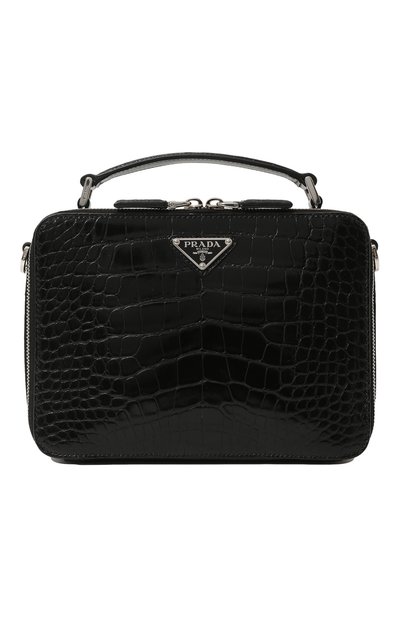 Мужская сумка из кожи аллигатора PRADA, арт. 2VH069-ULC-F0002-OMI