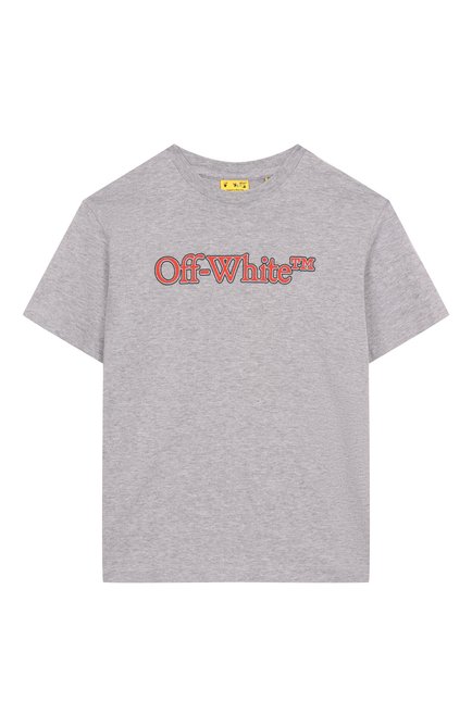 Хлопковая футболка OFF-WHITE, арт. 0BAA002S25JER001/4-12