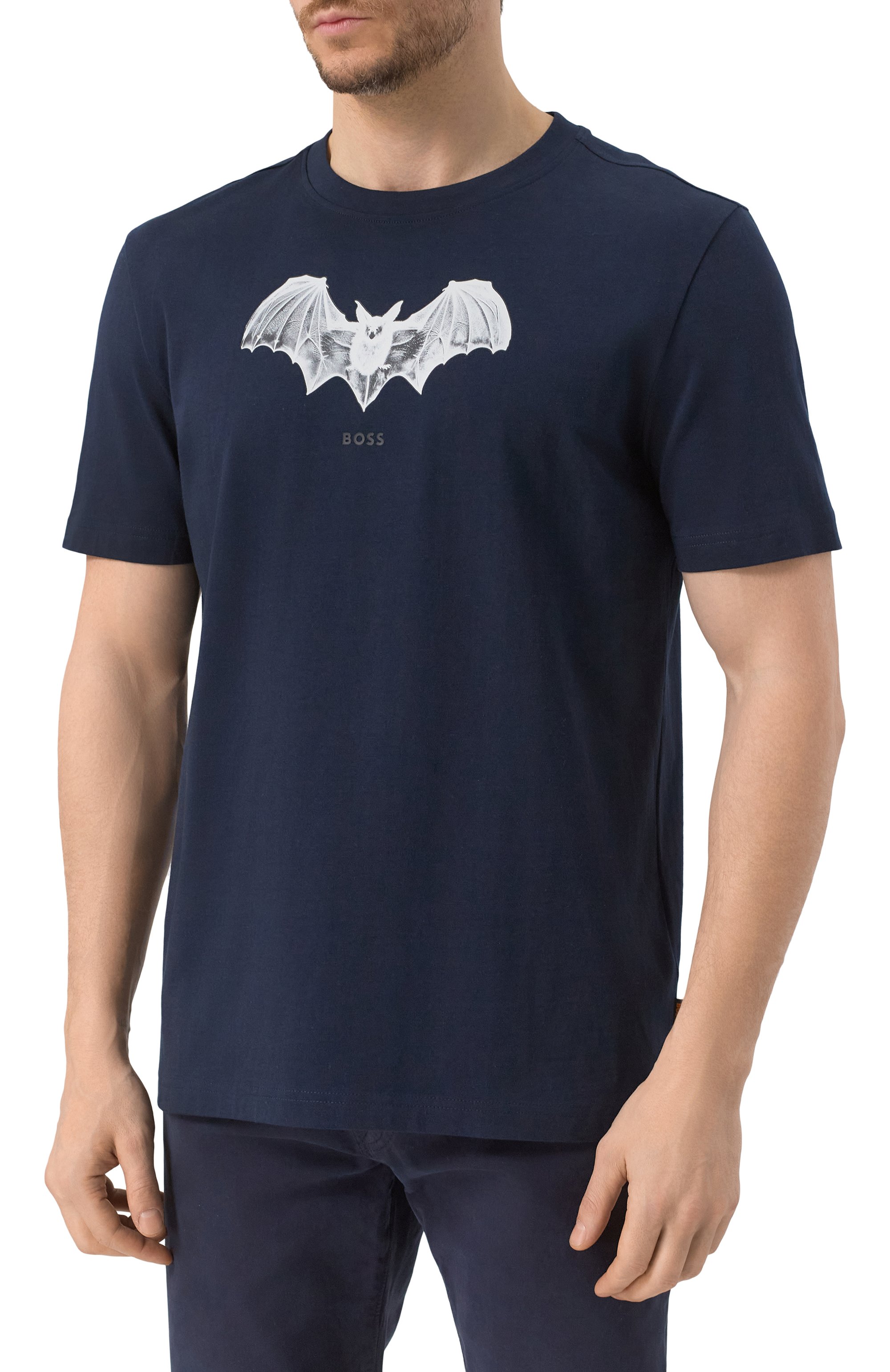 Хлопковая футболка BOSS ORANGE, арт. 50534924, фото 3