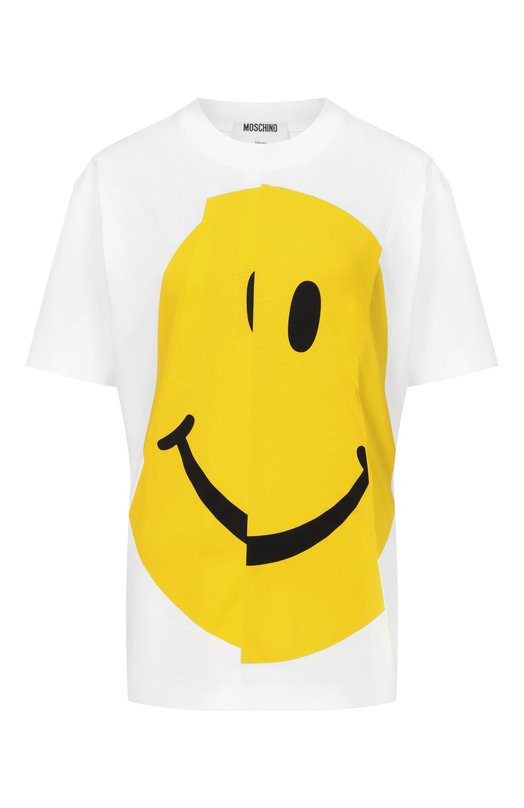 Хлопковая футболка Moschino A0711/0441 Белый A0711/0441