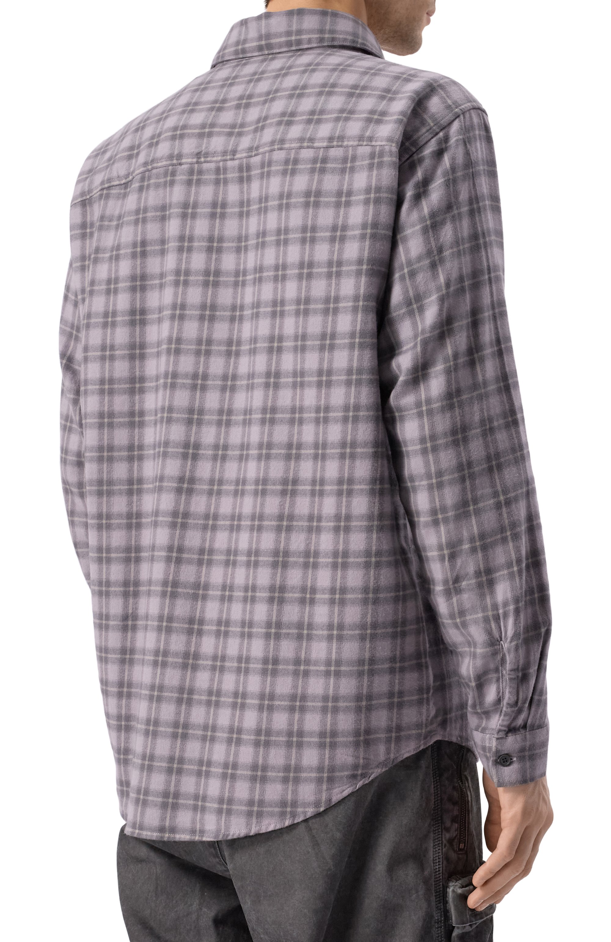 Рубашка из хлопка и вискозы DIESEL, арт. A16215/0TKAG, фото 4