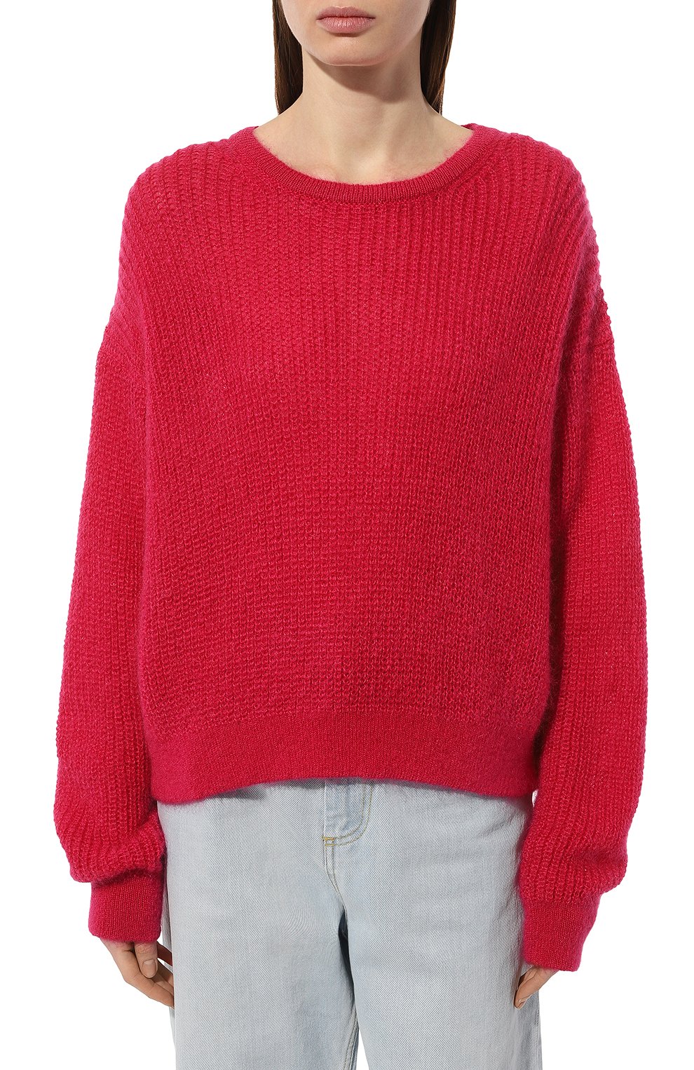 Свитер FREEAGE малинового цвета по цене 29960 руб., арт. W22.JM011.5080.601, фото 3 Свитер FREEAGE, арт. W22.JM011.5080.601, фото 3