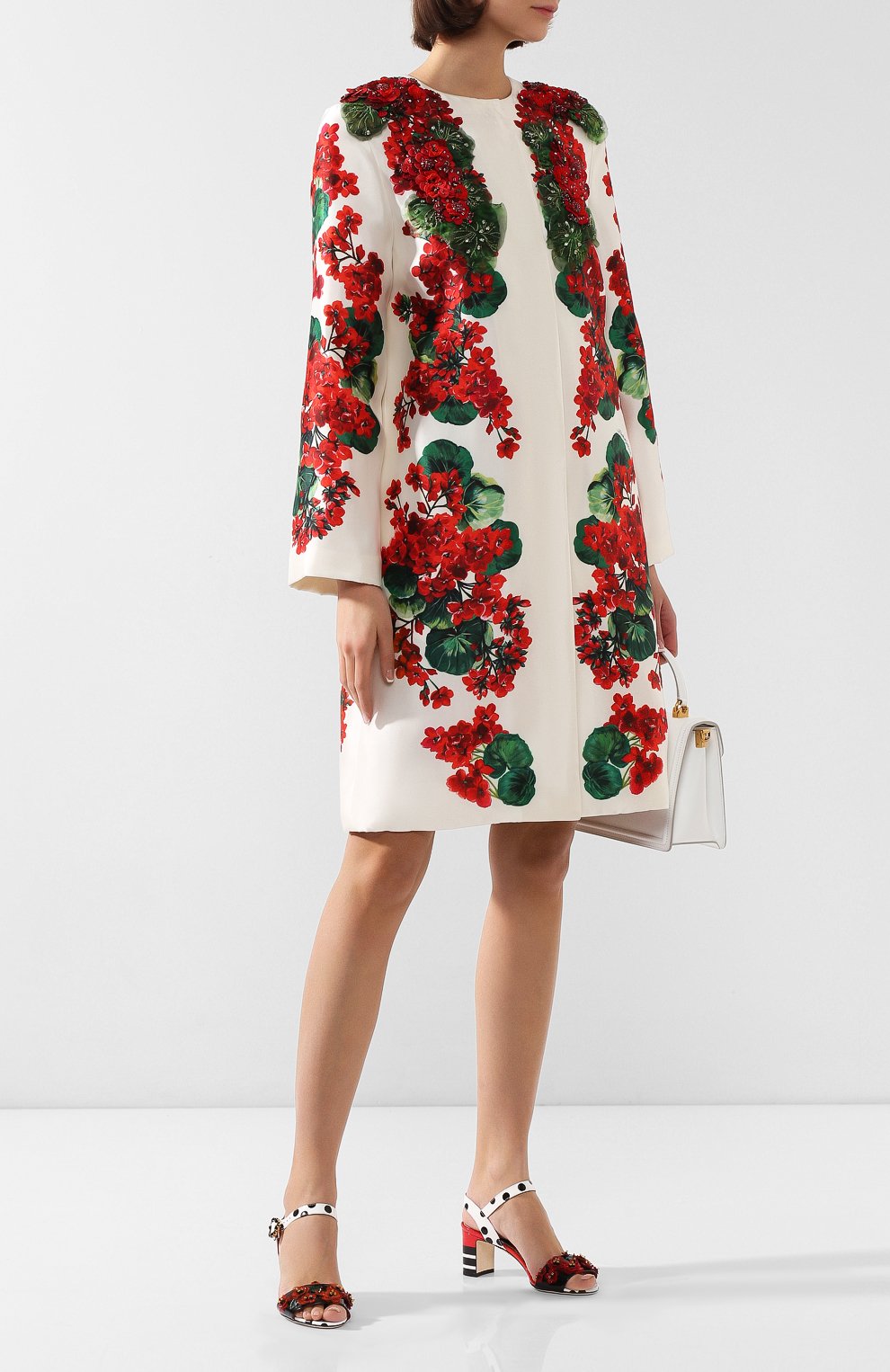 Шелковое пальто DOLCE & GABBANA, арт. F0W97Z/GDM77, фото 2