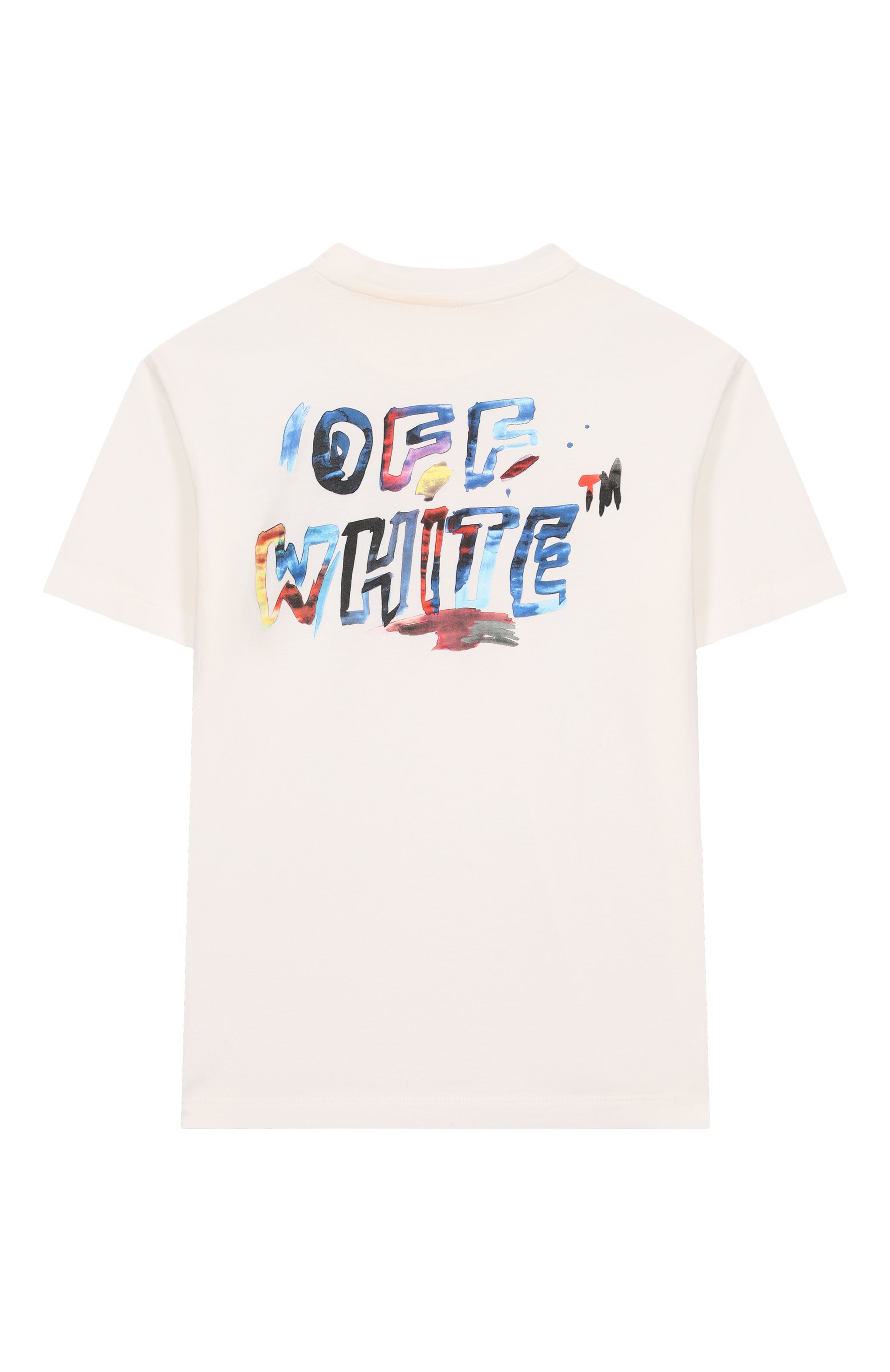 Хлопковая футболка OFF-WHITE, арт. 0BAA002S25JER00C/4-12, фото 2