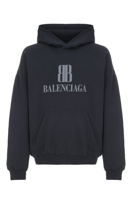 Мужской хлопковое худи BALENCIAGA, арт. 767877/TSV03