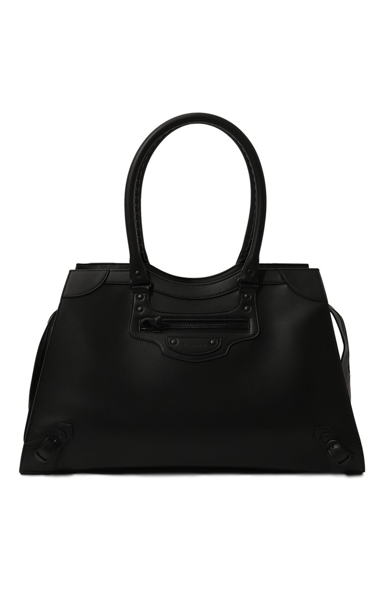 Мужская сумка-тоут neo classic large BALENCIAGA черного цвета, арт. 638531/11R17 | Фото 1 (Размер: large; Материал: Натуральная кожа; Материал сплава: Проставлено; Драгоценные камни: Проставлено)