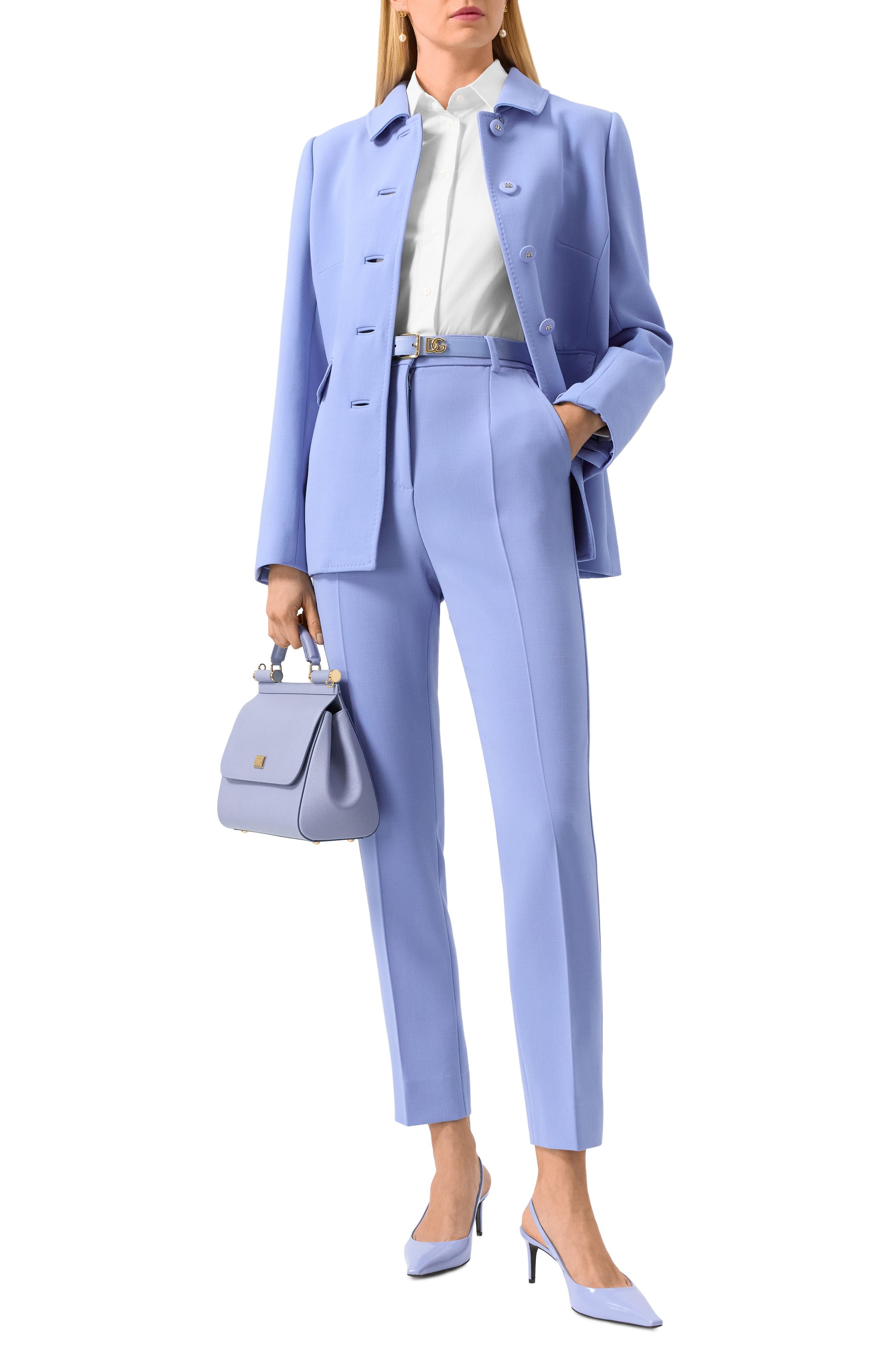 Шерстяные брюки DOLCE & GABBANA, арт. FTAM2T/FU2L8, фото 2