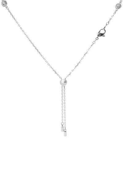 Колье una angelic SWAROVSKI серебряного цвета по цене 27550 руб., арт. 5732275, фото 4 Колье una angelic SWAROVSKI, арт. 5732275, фото 4