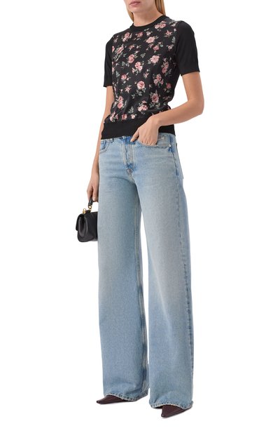 Комбинированный пуловер DOLCE & GABBANA, арт. FXXBAT/JBS0P, фото 2