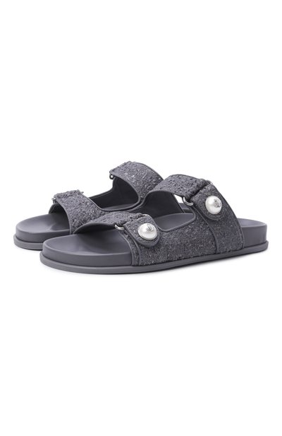Женские текстильные сандалии fayence JIMMY CHOO, арт. FAYENCESANDALTWW