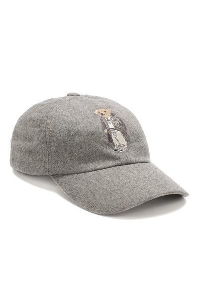 Шерстяная бейсболка с вышивкой RALPH LAUREN, арт. 790725530, фото 1