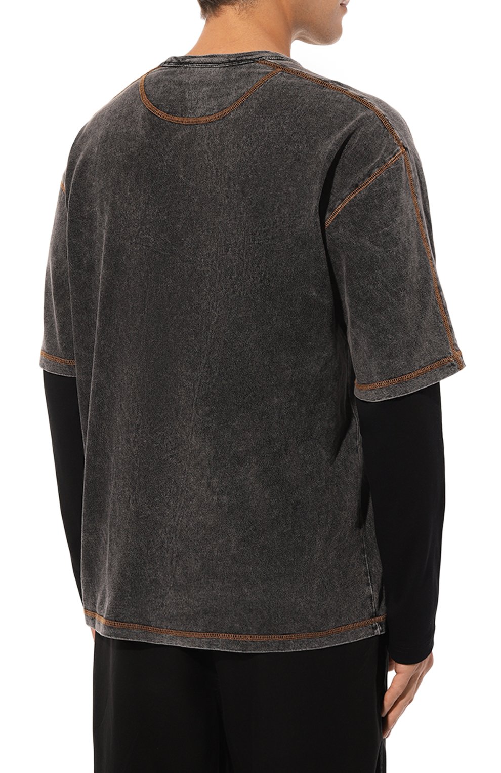 Хлопковый лонгслив DIESEL, арт. A14165/0QJAH, фото 4