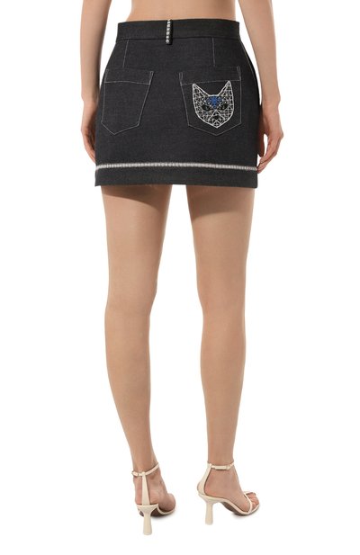 Джинсовая юбка ALEXANDRA GEORGIEVA BY KRESTETSKAYA STROCHKA, арт. H610jns22, фото 4