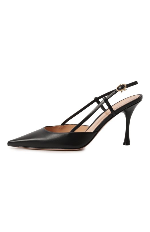 Кожаные туфли Ascent 85 Gianvito Rossi G95335.85LAC.VITNER0 Чёрный  G95335.85LAC.VITNER0 Фото 4