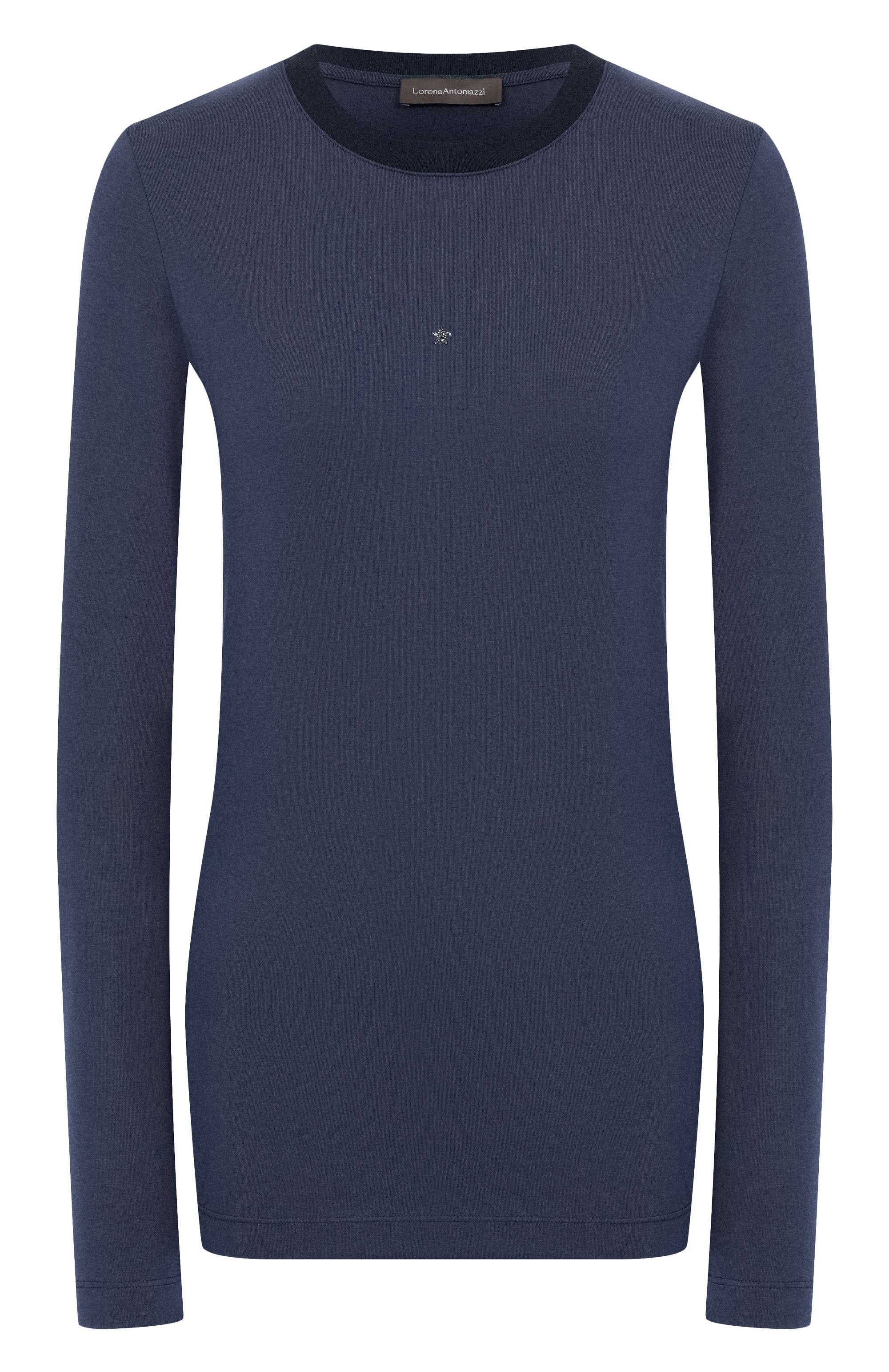 Хлопковый лонгслив LORENA ANTONIAZZI, арт. TS10A/4577, фото 1