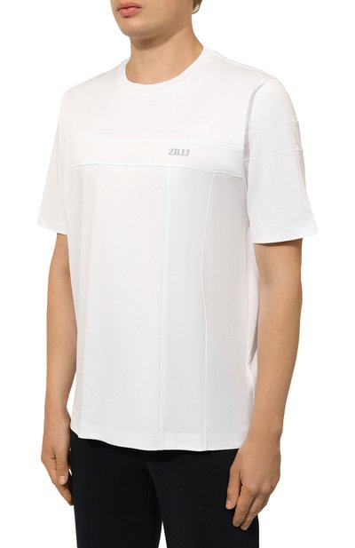 Хлопковая футболка ZILLI, арт. TSR001M0110VZI0P0, фото 3