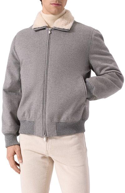 Утепленный бомбер BRUNELLO CUCINELLI, арт. MM4006889, фото 3