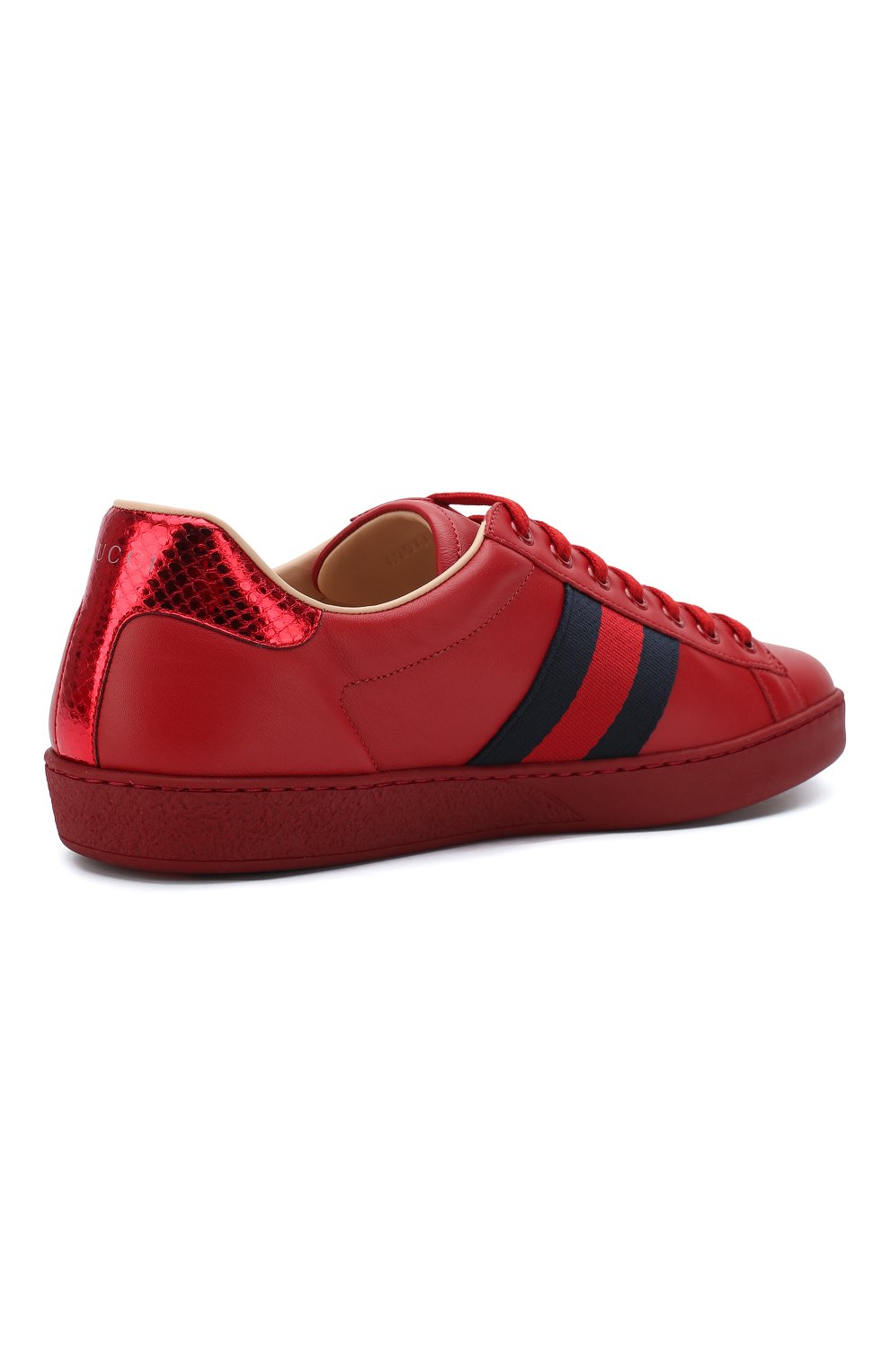 Кожаные кеды ace GUCCI, арт. 429446/A38G0, фото 4