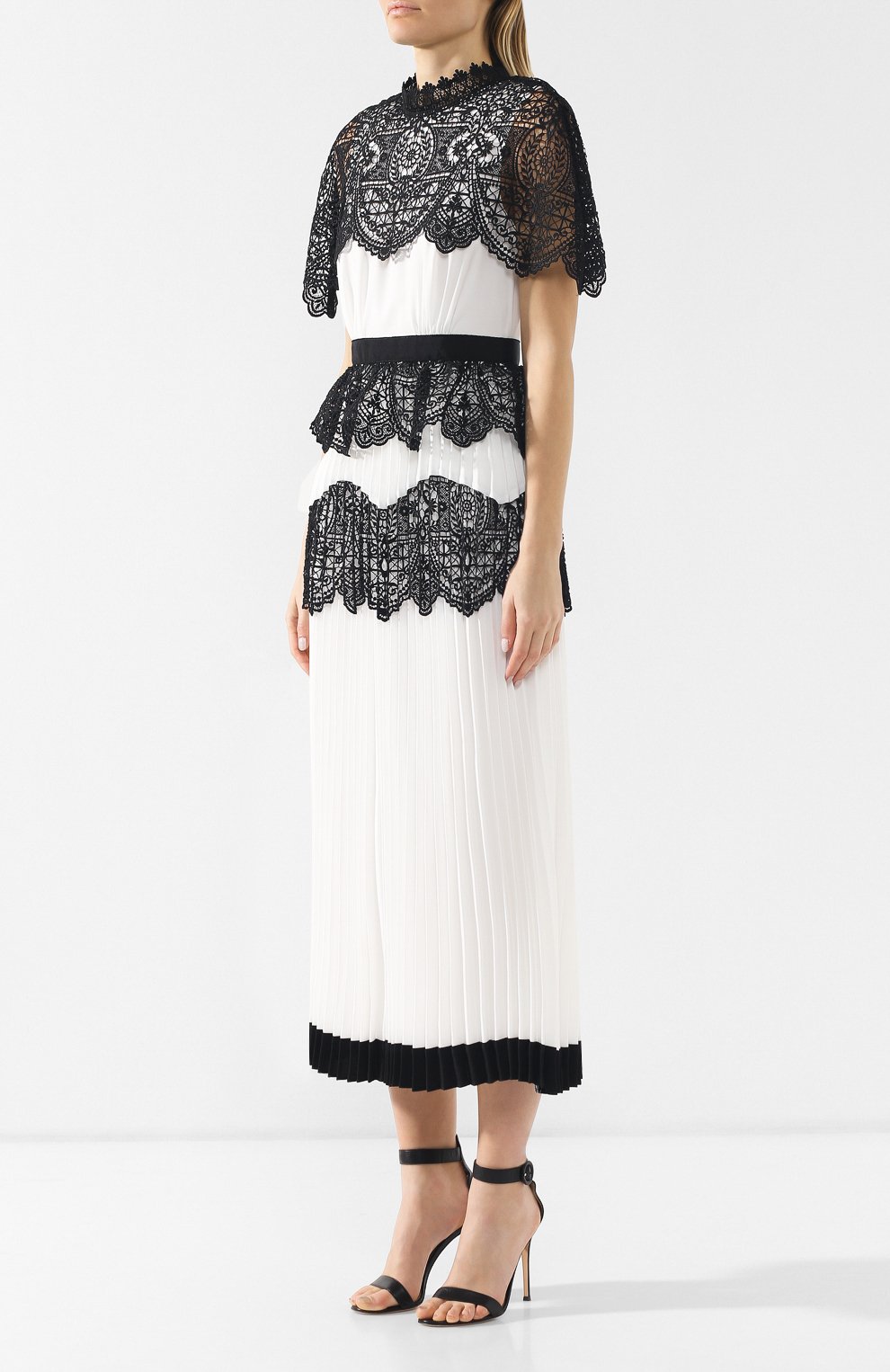 Платье с кружевной отделкой SELF-PORTRAIT, арт. SP20-080, фото 3