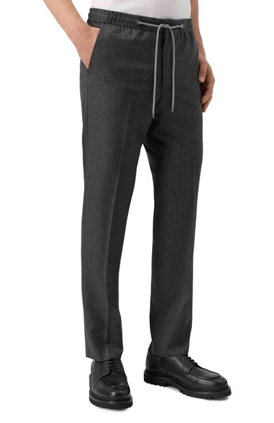 Шерстяные брюки CORNELIANI темно-серого цвета по цене 52050 руб., арт. 264L25-2618111, фото 3 Шерстяные брюки CORNELIANI, арт. 264L25-2618111, фото 3