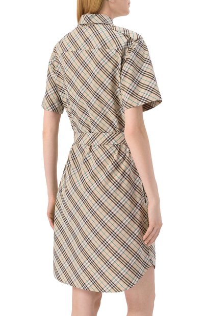 Хлопковое платье BURBERRY, арт. 8103472, фото 4