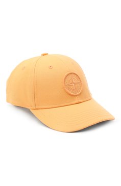 Мужская бесйсболка STONE ISLAND оранжевого цвета, арт. 731599175 | Фото 1 (Материал: Шерсть, Текстиль, Синтетический материал; Нос: Не проставлено)