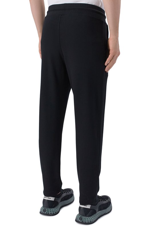 Брюки из вискозы Kiton UMM0750 Чёрный  UMM0750 Фото 4