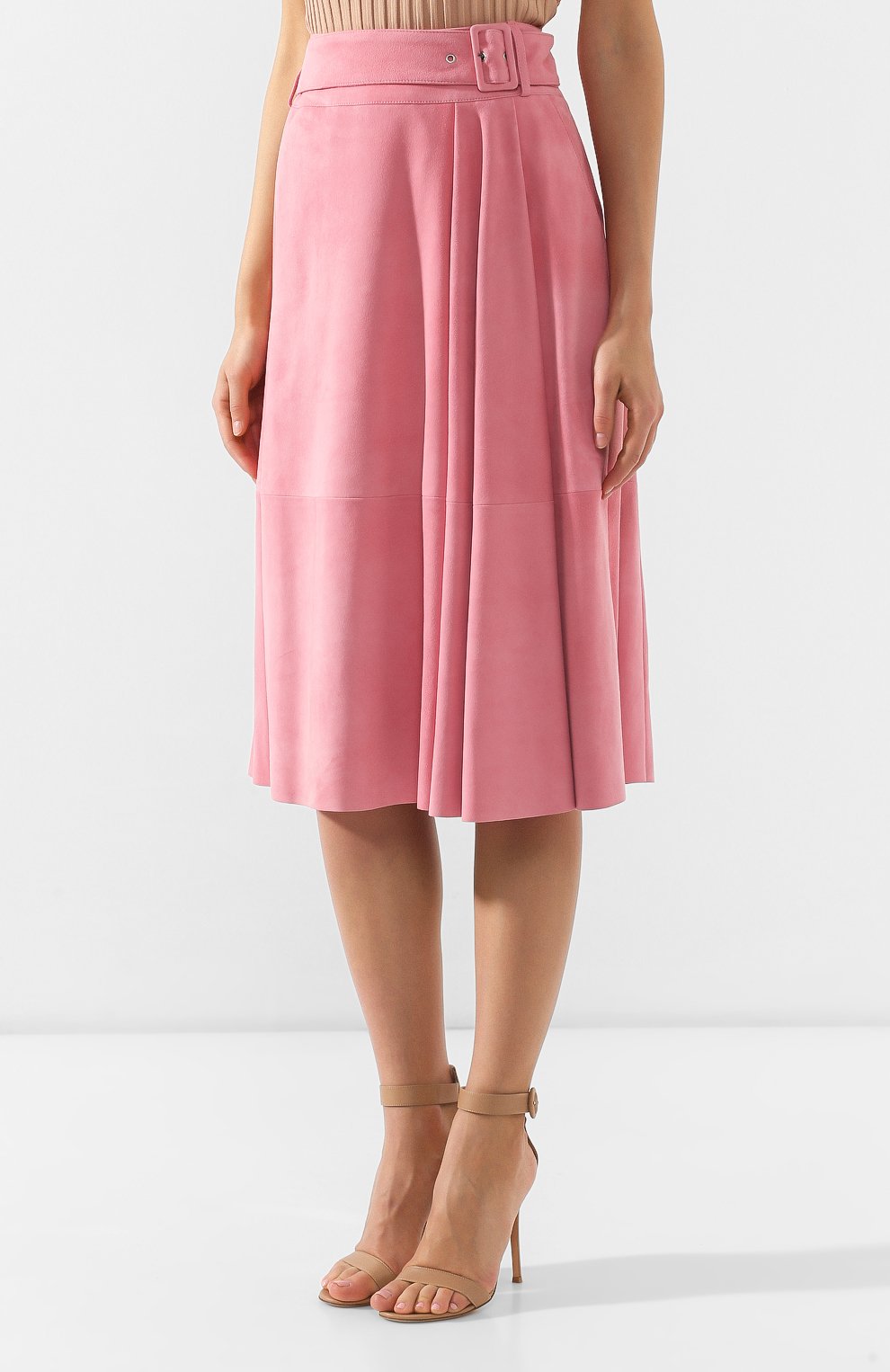 Кожаная юбка DROME, арт. DPD1807P/D714, фото 3