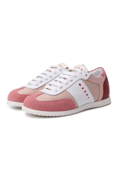 Кожаные кеды MARNI, арт. 82335/VAR3