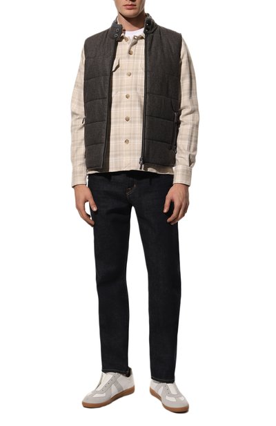 Рубашка из шерсти и хлопка ELEVENTY PLATINUM, арт. F75CAMF07 TES0F163, фото 2