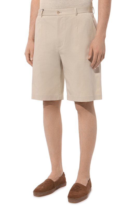 Хлопковые шорты Dolce & Gabbana GVC4HT/FUFMJ Бежевый  GVC4HT/FUFMJ Фото 3