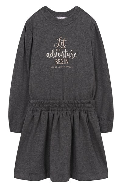 Хлопковое платье BRUNELLO CUCINELLI, арт. BH827A324A